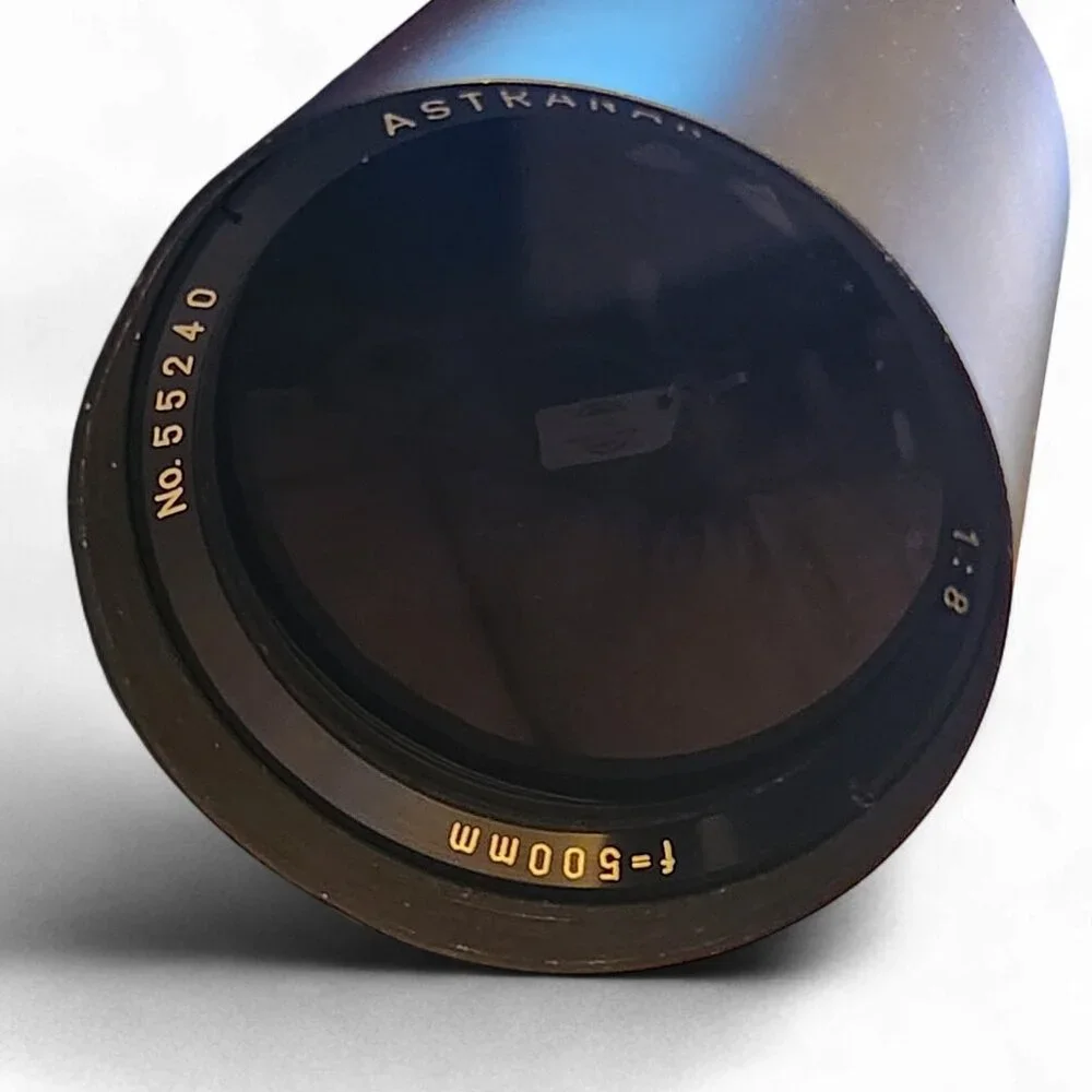 Tele-Astranar 500mm f/1.8 telephoto lens No. 55240 Made in Japan